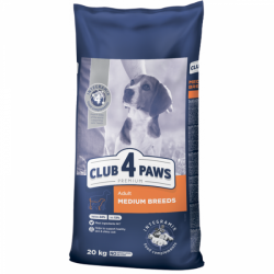 CLUB 4 PAWS Premium dog medium breed 20kg